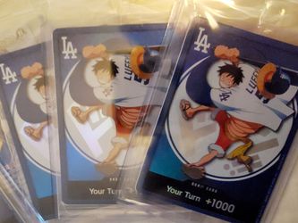 One piece Dodgers 2026 collab card
