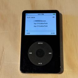 iPod Model:A1136 5TH GEN 80GB Blk Tested Good Battery 16-20hr w/13826-Songs/Charger