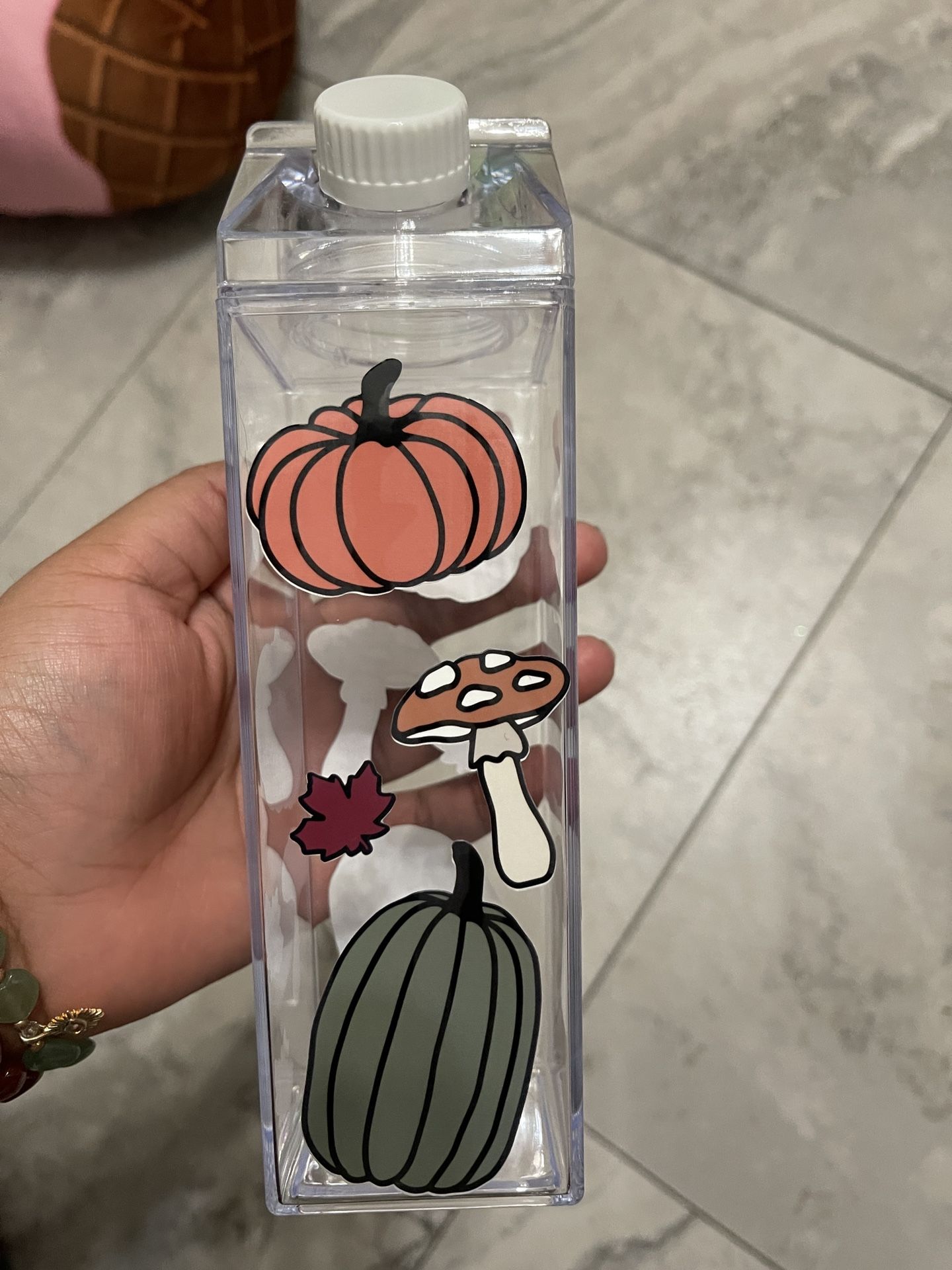 Autumn Milk Carton Bottle