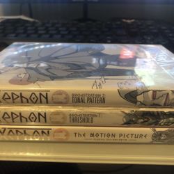 RahXephon Volumes 1 & 2 + RahXephon The Motion Picture DVD Anime Lot
