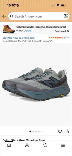 New Balance fresh foam x hierro v9 shoes size 11 1/2