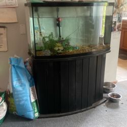 55 Gallon Aqueon  Aquarium With Stand 