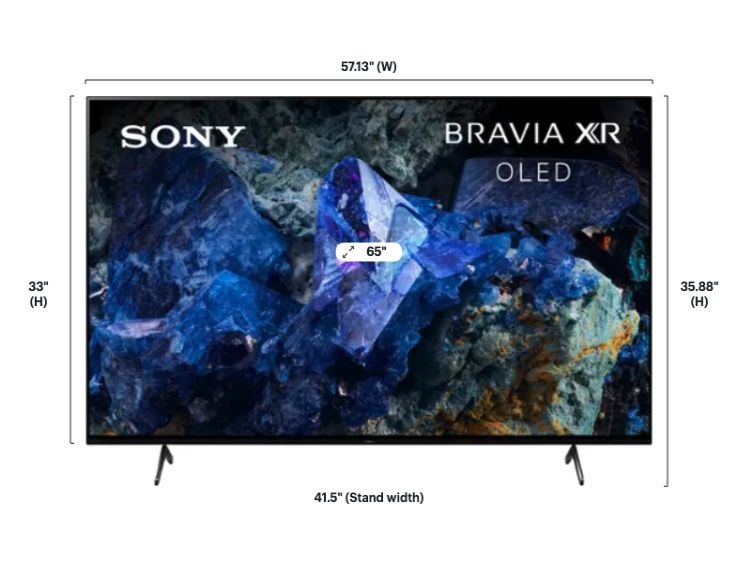 Sony - 65" class BRAVIA XR A75L OLED 4K UHD Smart Google TV (2023)