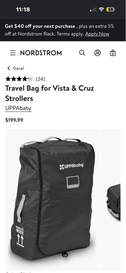 UPPAbaby Travel Bag for Vista & Cruz Strollers