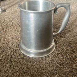 Vintage English Pewter Tankard