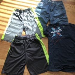 Shorts And T-shirt Size 14 Youth 