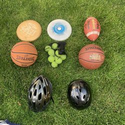 Sports Equipment, Bicycle Helmets, Balls, Etc 