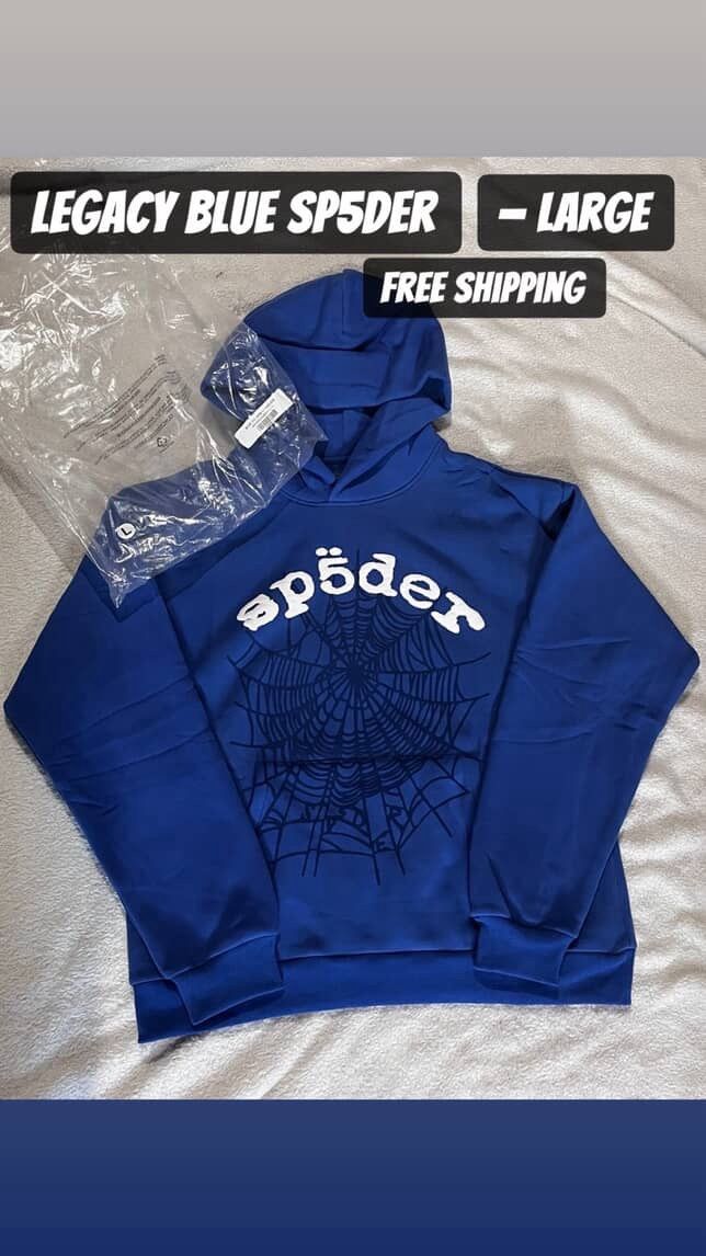 Legacy Blue Spider Hoodie
