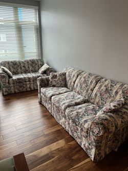 Vintage Couch and Loveseat
