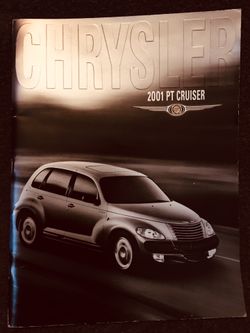 Brochure 2001 Chrysler PT Cruiser Original Brochure