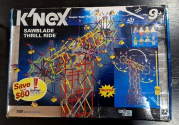 K'NEX SAWBLADE THRILL RIDE - ORIGINAL BOX - INCOMPLETE