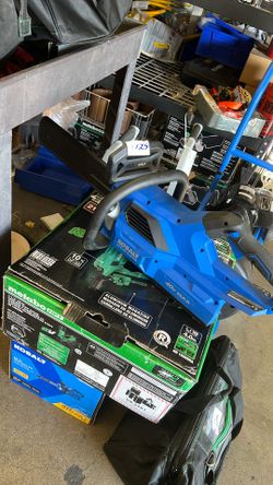 Kobalt 40 Volts Chain Saw Battery And Charger Include