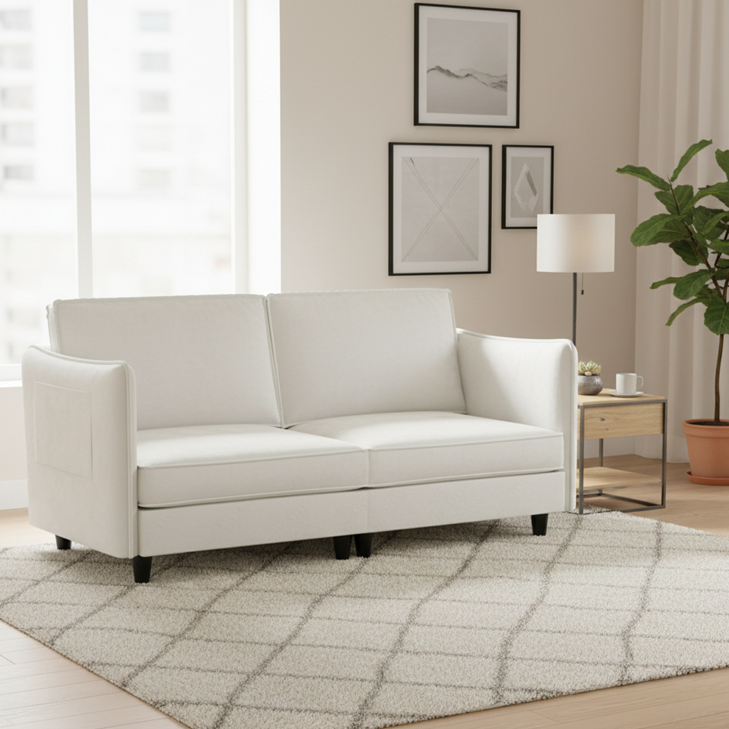 Palermo 74" 2 Seater Loveseat Sofa