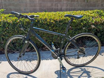 Trek 7.4 FX Hybrid Bike (17.5" Medium) + Bontrager Rack & Dual Panniers