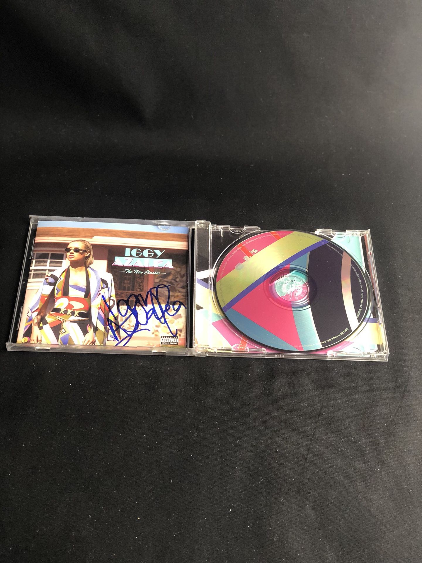 Iggy Azalea signed CD cover