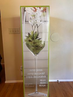 NEW!! Giant Decorative Wine Glass 46.4 Inches
