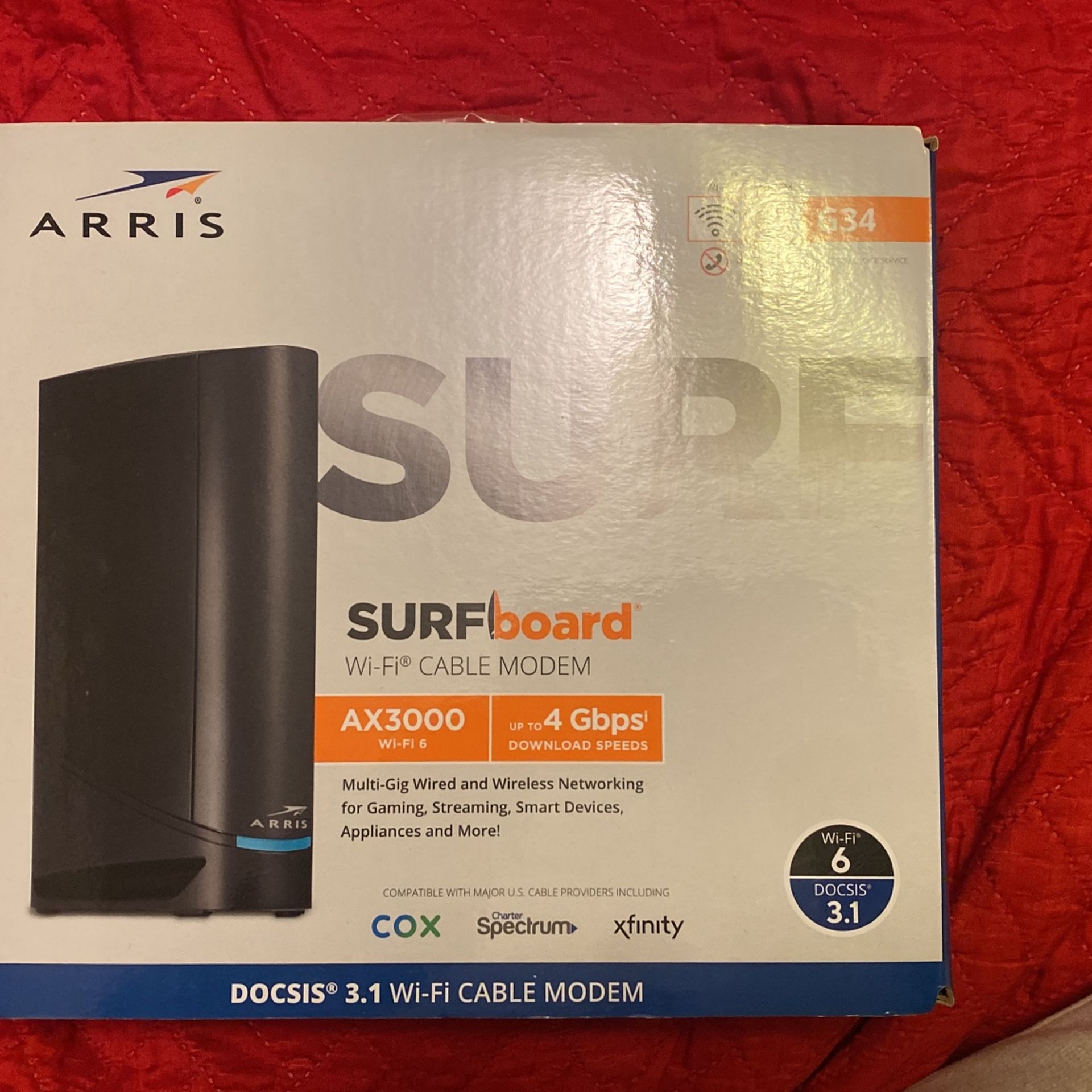 Surfboard WiFi Cable Modem
