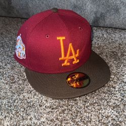 LA dodgers fitted hat size 7 1/4