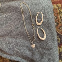 Silver Heart Necklace 
