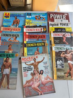 Vintage Bodybuilding Fitness Magazines Lot of 15