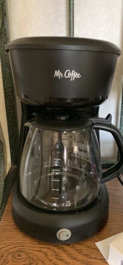 Mr. Coffee 12-cup coffee maker in black