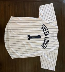 Sheek Louch Signed New York Yankees Baseball Jersey #1