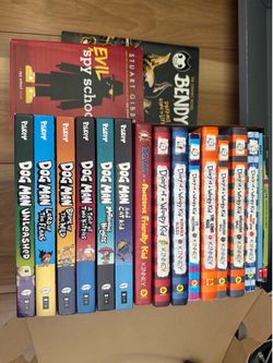 Dog Man and Diary of a Wimpy Kid Books