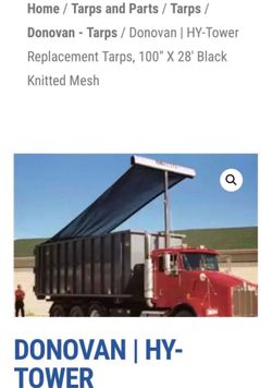 Large Truck Tarp 100 X 28