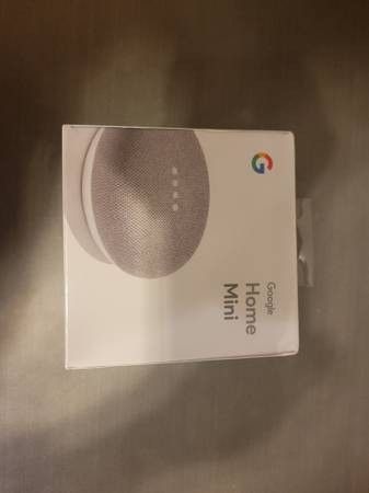 Brand new sealed Google Home Mini Smart Speaker with Google Assistant - Chalk