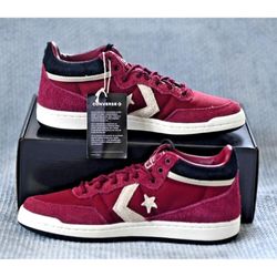 Converse Fastbreak Pro Mid Suede & Deep Bordeaux