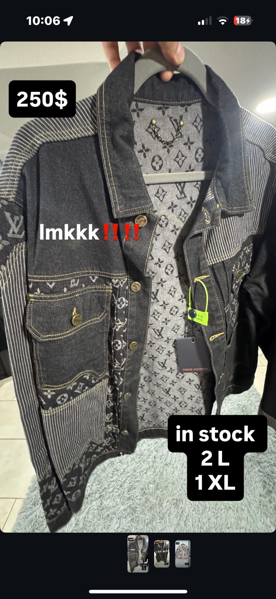 Designer Dark Denim Jacket(s)