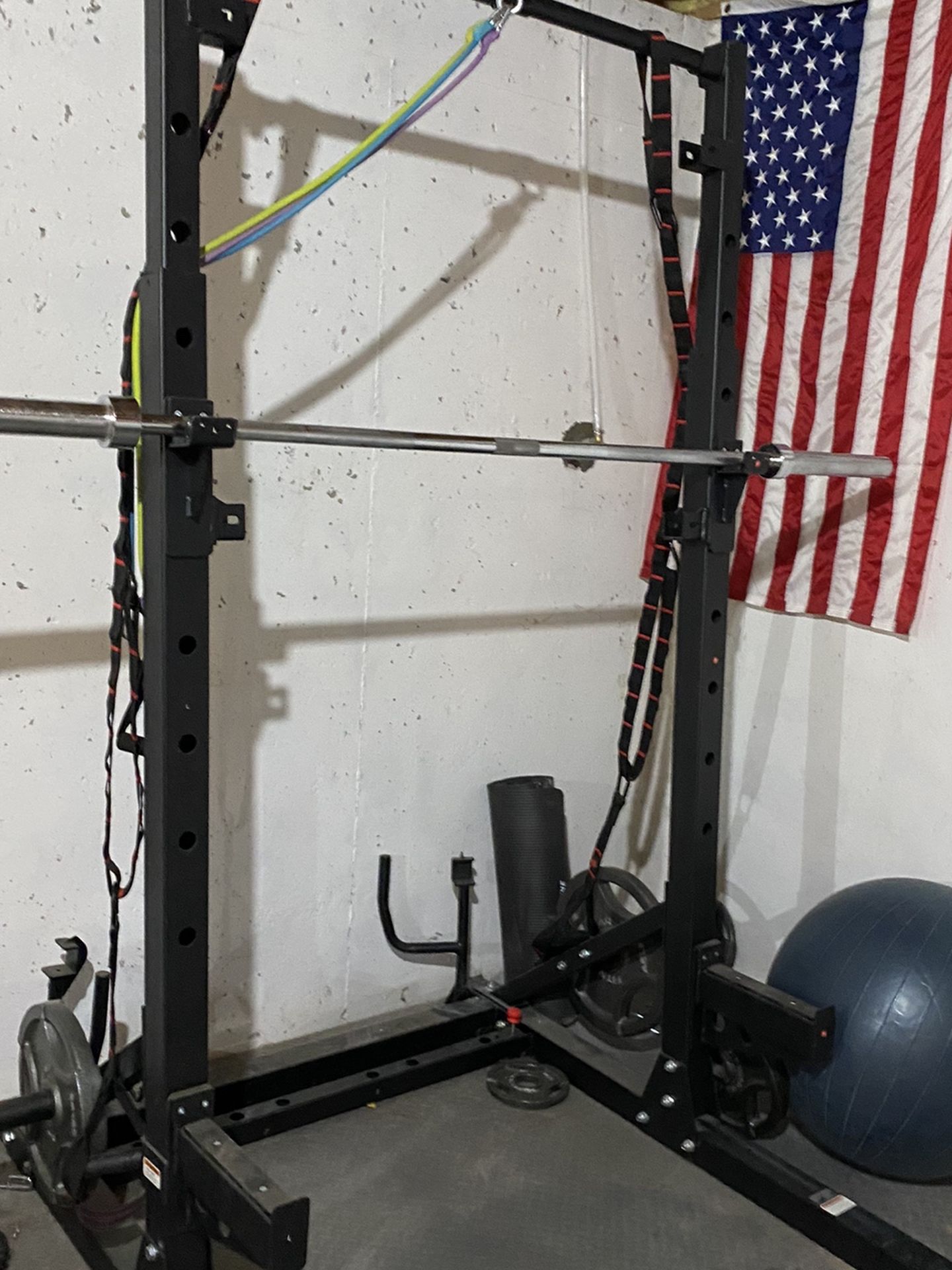 Squat Rack For Sale + Weights