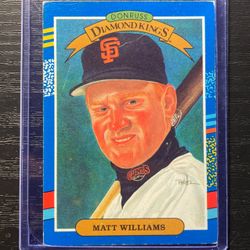 1990 Donruss Diamond Kings Matt Williams Baseball Card #18