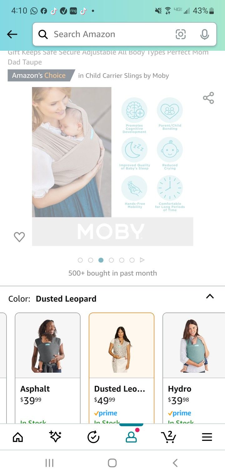 Baby MOBY carrier 