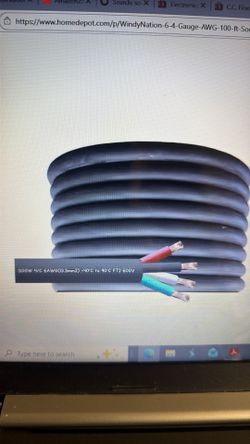 Generator Cable 6 awg 100ft