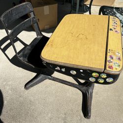 Antique School Desk