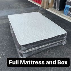 NEW Mattress Full Size With Box Spring // Offer  🚚