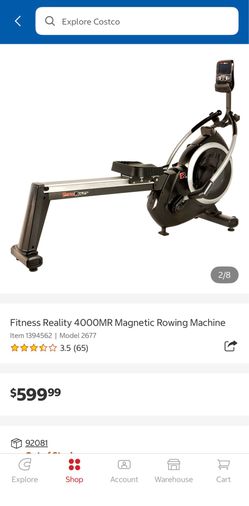 Fitness Reality 4000MR Magnetic Rowing Machine