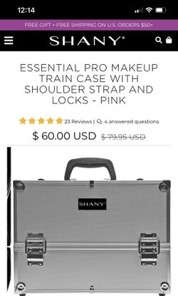 SHANY Essential Pro Large Makeup Train Case