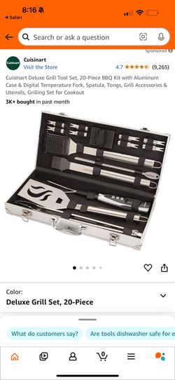 Cuisinart 20 Piece Deluxe Grill Set