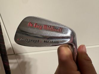 Wilson Autographed Dr. Cary Middlecoff golf irons