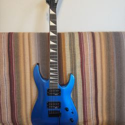 Jackson JS Series Dinky Arch Top JS22 DKA Electric Guitar, Amaranth Fingerboard, Metallic Blue