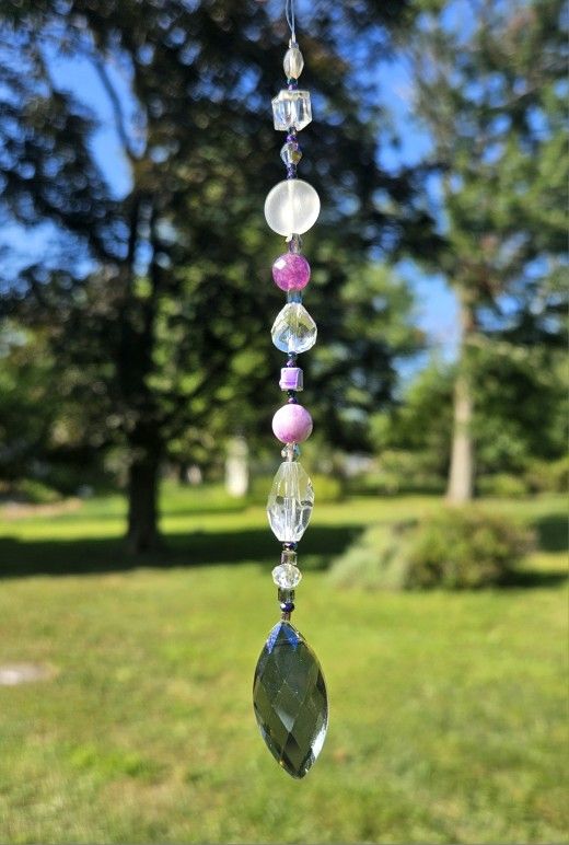 Variations On Purple - Crystal Suncatcher