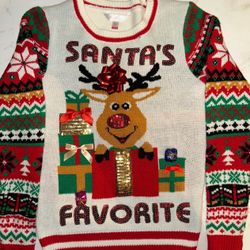Reindeer Women’s Christmas Sweater