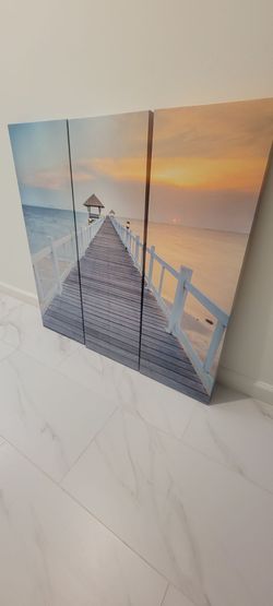 Muelle) dock canvas print