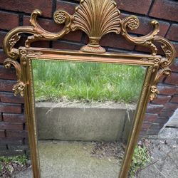 Carolina mirror company gold ornate mirror 