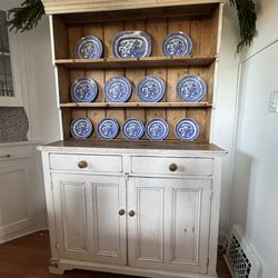 Antique Pine Welsh Cupboard