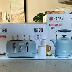 Toaster And Electric Kettle Set