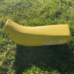 Yellow Suzuki seat