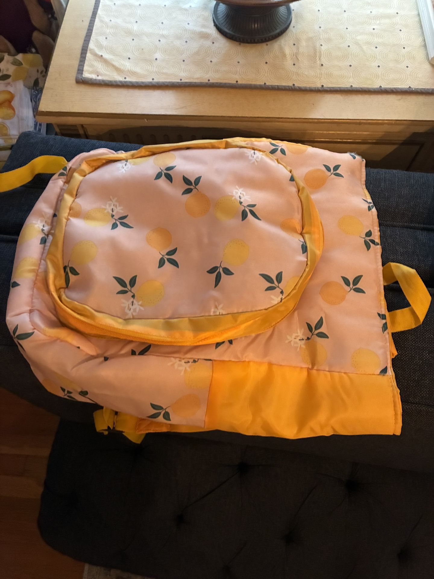 Lemon Backpack. New, Never Used